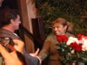 videos de Sylvester Stallone Leaving Koi,  jokes about Stalkers and go out in his ferrari with janiffer Flavin