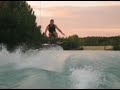 petite session wak au lac d'espiet en gironde! super plan deau! super bateau ! bonne glisse a tous !
