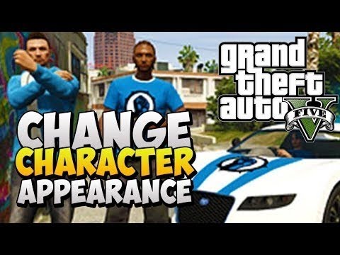 how to change skin colour on gta v