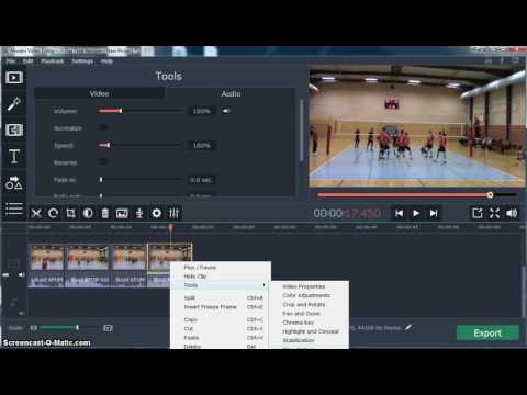 Movavi Video Editor - Slow Motion and Pan Zoom Tutorial