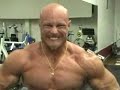 My friend and I preparing for a bodybuilding contest 2005