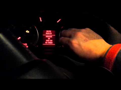 how to reset service light on audi a3