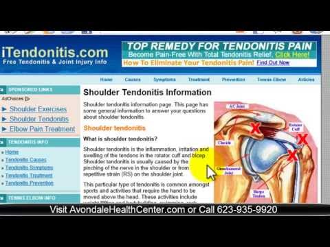 how to cure tendonitis in shoulder