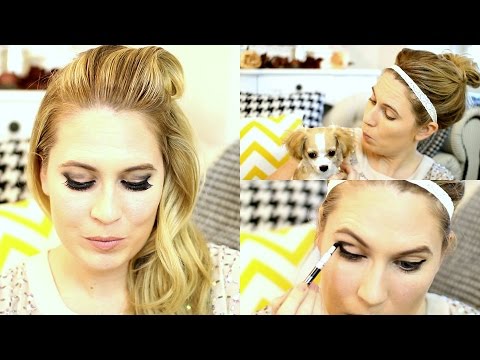 GET READY WITH ME: Smokey Eyes and Nude Contouring Body Shop Makeup AW15 ad