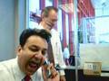 FINANCE GUYS HAVING A BUD