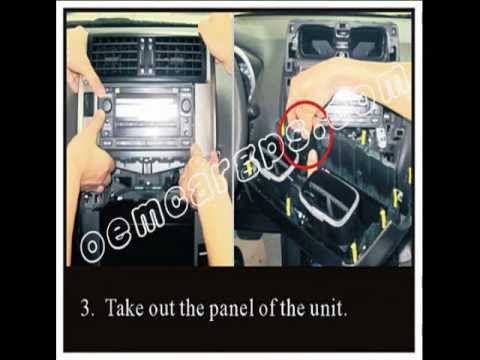 How to install Toyota navigation dvd on Toyota  Prado
