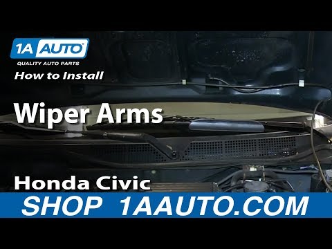 How To Install Replace Wiper Arms 1996-00 Honda Civic