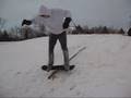 A short snow skate video
