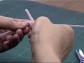 Make a shrimp from a straw