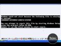 Config\System Missing - Running System Restore from Recovery Console