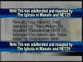 iglesia ni cristo NAGSINUNGALING pra pasamain si Bro.Eli 1