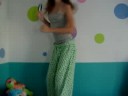 Kayla dancing to Leavin'