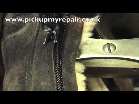 how to repair zipper on boots