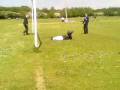 Jackass Stunt(Almost broken arm after bad fall of football posts)