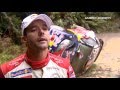 Sebastien Loeb crash and roll SS4 Rally Australia 2011