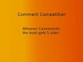 Comment Contest December Edition Comment Contest December Edition