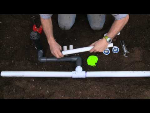 how to repair sprinkler t-joint