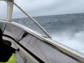 Sunseeker Superhawk 48 rough Adriatic