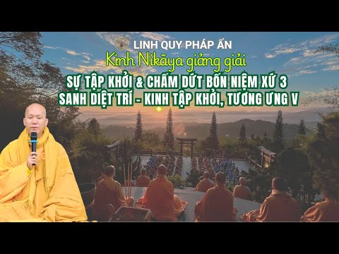 NIKAYA Giảng Giải - Sự Tập Khởi & Chấm Dứt Bốn Niệm Xứ 3 - Quán 5 Thủ Uẩn ( Sắc Sanh Diệt)