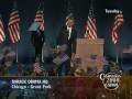 Obama Victory Speech - : Post-speech applause...