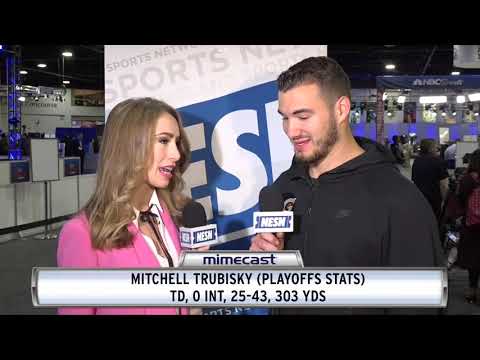 Video: Mitchell Trubisky On Strong Season With Bears, Facing Rams And Patriots