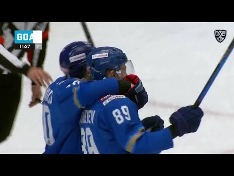 Sagadeyev scores off the crease