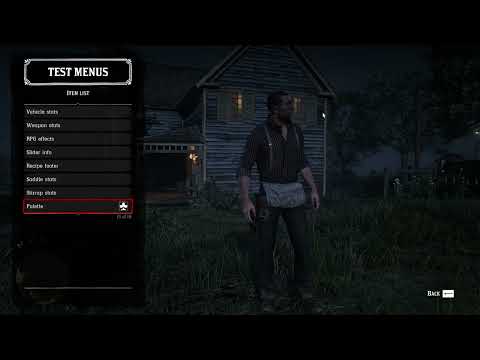 A preview of the showcase video showing an open Shop menu