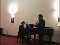 angelo cavarra: clarinette 
gabriel diaconu: piano