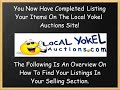 How To List In A Store At Local Yokel Auctions