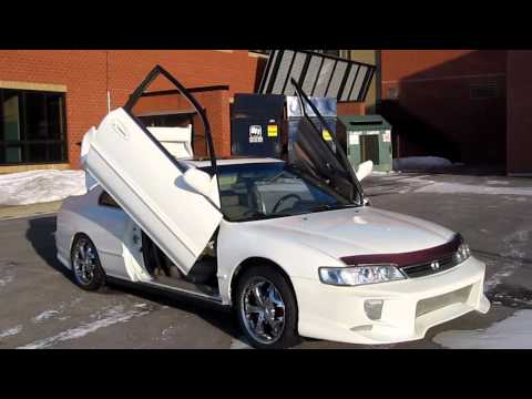 honda accord with lambo doors and air suspention