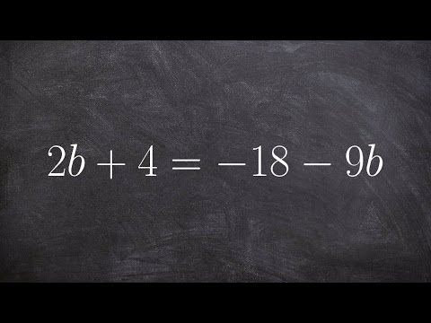 how to isolate a variable on both sides
