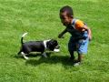 Baby Boy and Pup