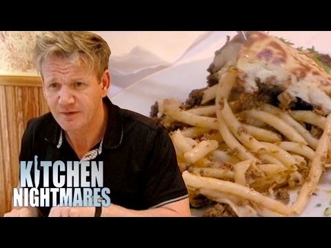 Gordon Ramsay Served a ‘Bland Pile of Worms’ | Kitchen Nightmares