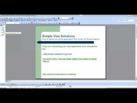 how to apply for visa to uk