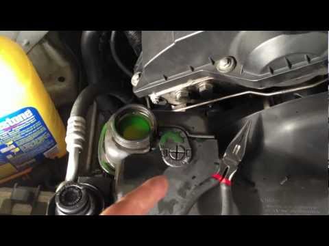 how to drain bmw radiator