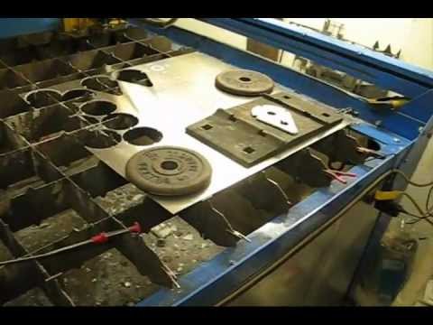plasmacam - Creating CNC located precision manually drilled holes using the software. There were some problems in the editing booth, so fast fwd through the boring parts...