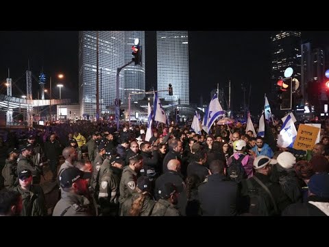 Israel: Zehntausende protestieren auf der Straße in Tel Aviv gegen die Regierung Netanyahu