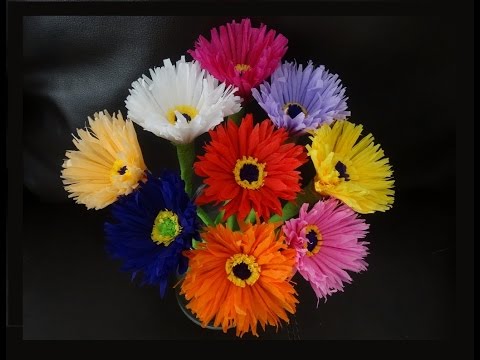 how to make paper flowers