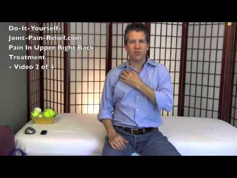 how to relieve upper right back pain
