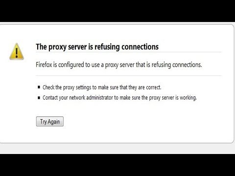 how to repair proxy settings