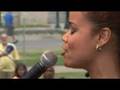 Kimberley Locke sings the National Anthem