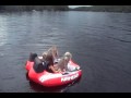 Weimariners tubing in the Adirondacks
