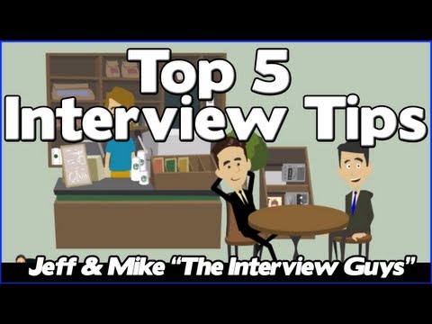 interviewing - These 5 interview tips will help you ace your interview and get the offer. Watch Jeff & Mike break down exactly what you need to do to with these critical jo...
