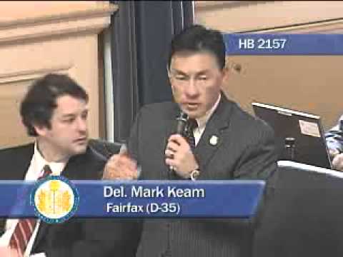 Del. Mark Keam introduces HB 2157 on January 25, 2013.