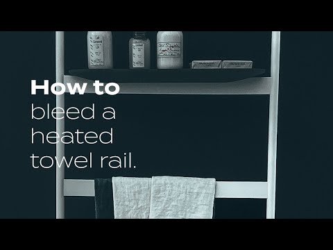 how to bleed kudox towel radiator