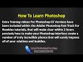 Adobe Photoshop Tutorial Video Lessons For All CS Versions