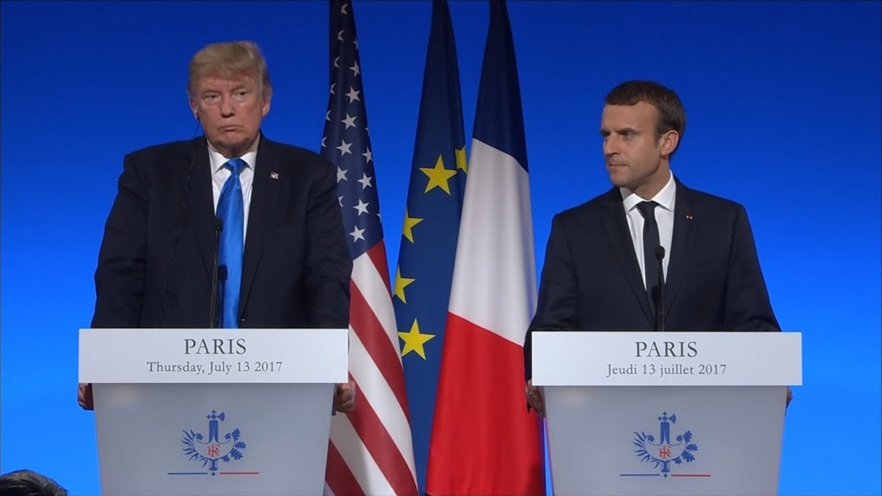 Trump & Macron Consult on Syria Cease Fire in Shadow of Don Jr. Scandal