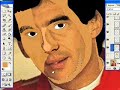 Desenhando Ayrton Senna . no photoshop Desenhando Ayrton Senna . no photoshop