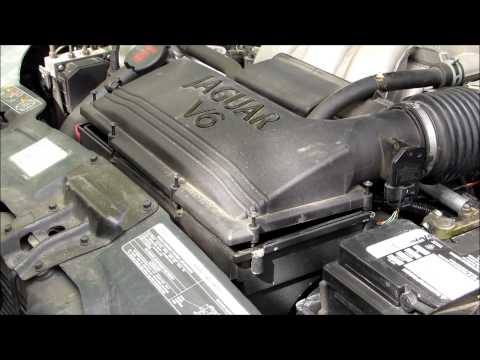 How to replace the air filter on 2004 Jaguar X-Type 3.0