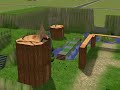sims 2 Kokiri Village  from Ocarina of time